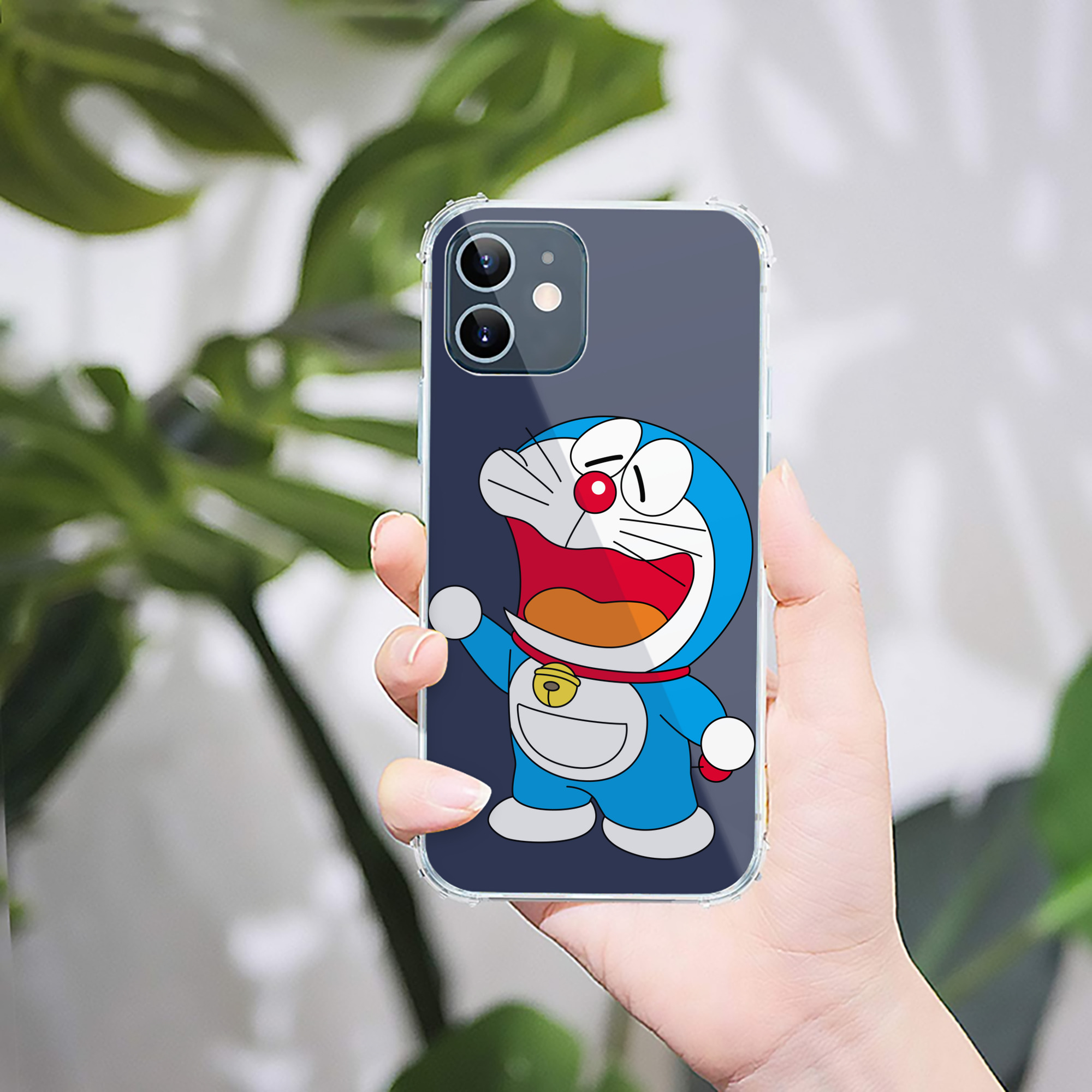 （画像用） ドラえもん Doraemon 【iPhone 12シリーズ対応】透明スマホケース（クリアソフトケース）